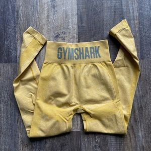 Yellow Flex high-waisted gymshark leggings